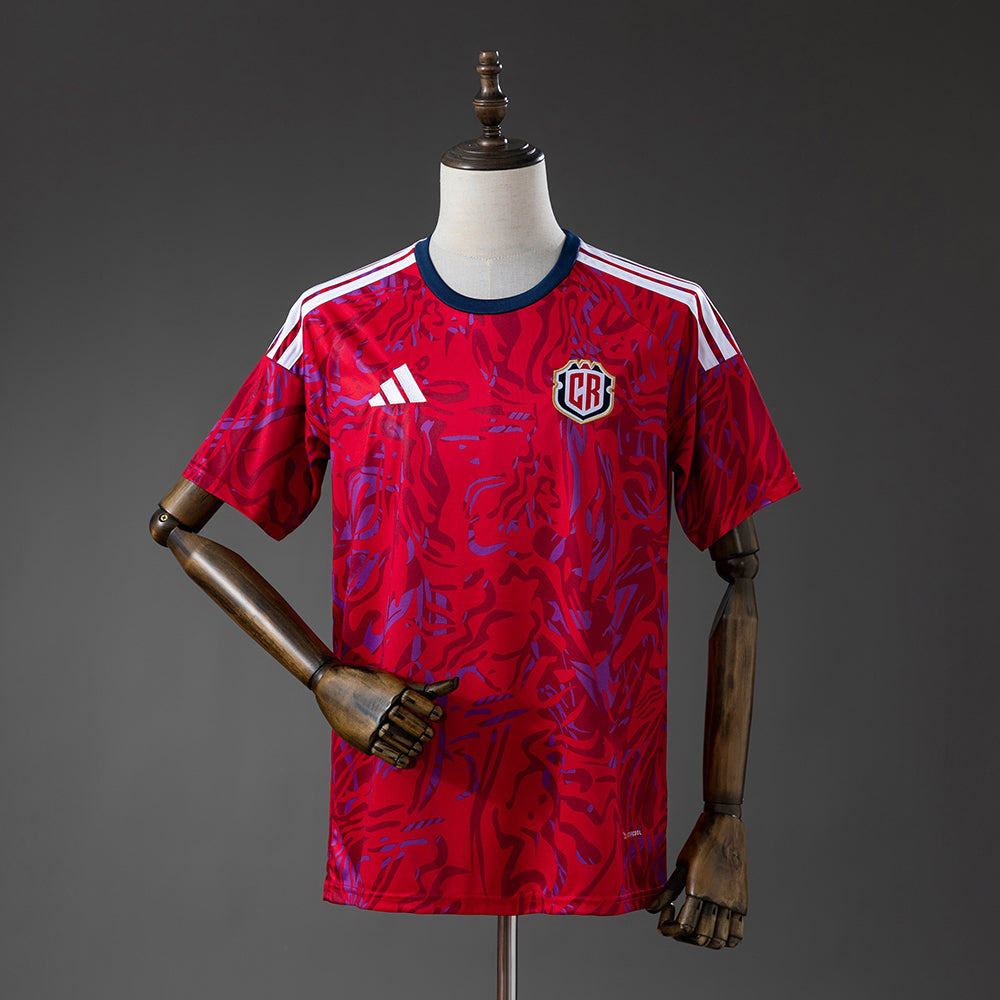 Camiseta Costa Rica Mundial 2026 primera equipación versión fan roja – Cortita y al Pie