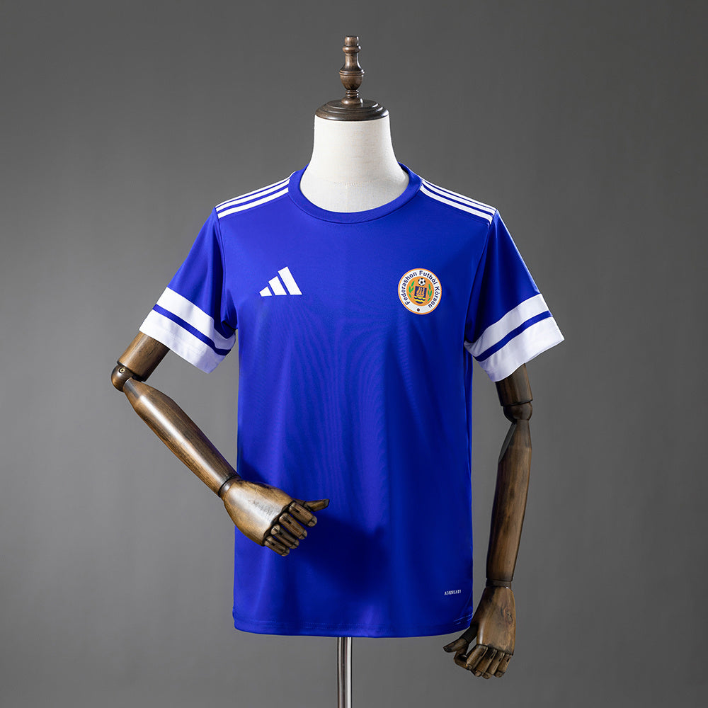 Camiseta Curazao Mundial 2026 primera equipación versión fan azul – Cortita y al Pie