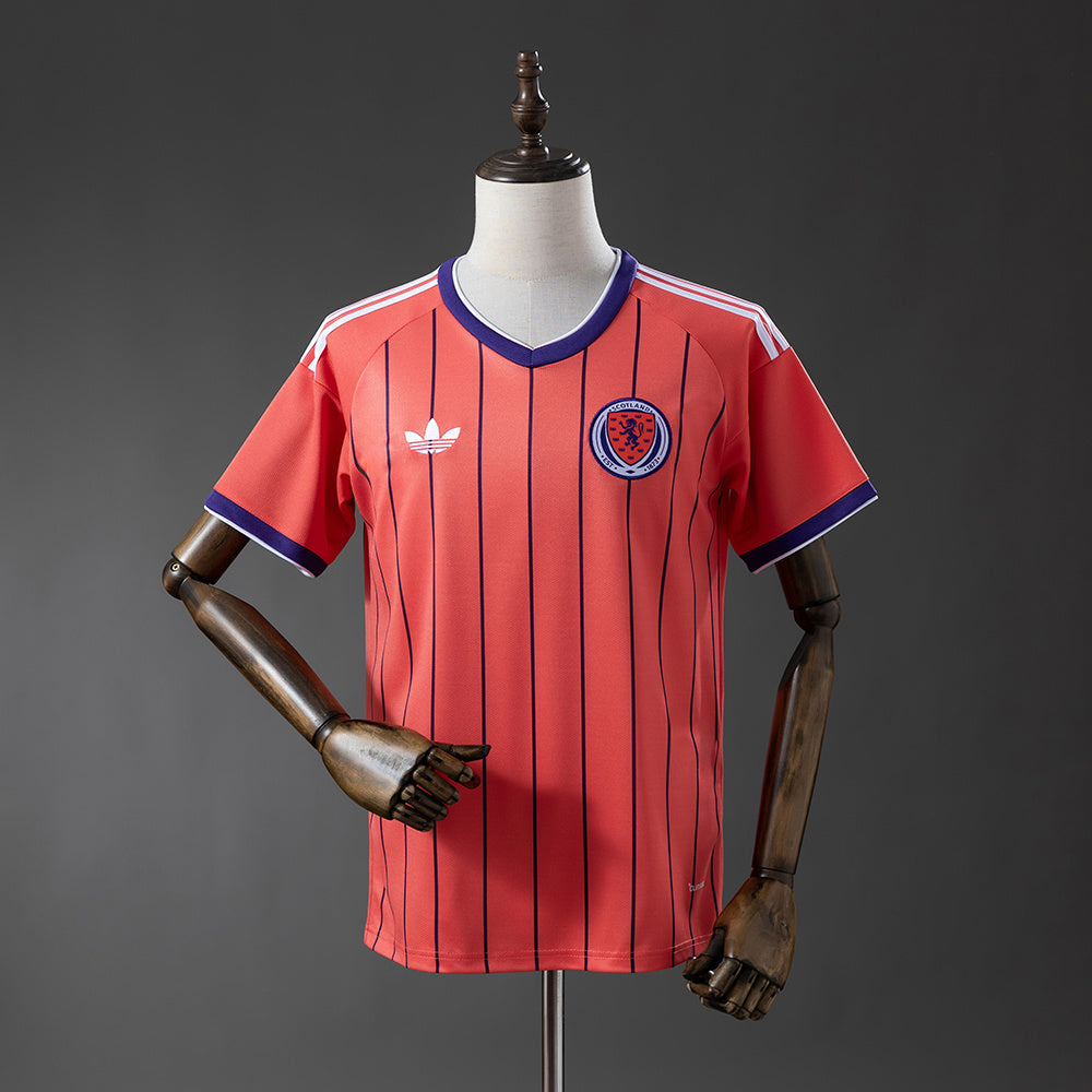 Camiseta Escocia Mundial 2026 segunda equipación versión fan blanca – Cortita y al Pie