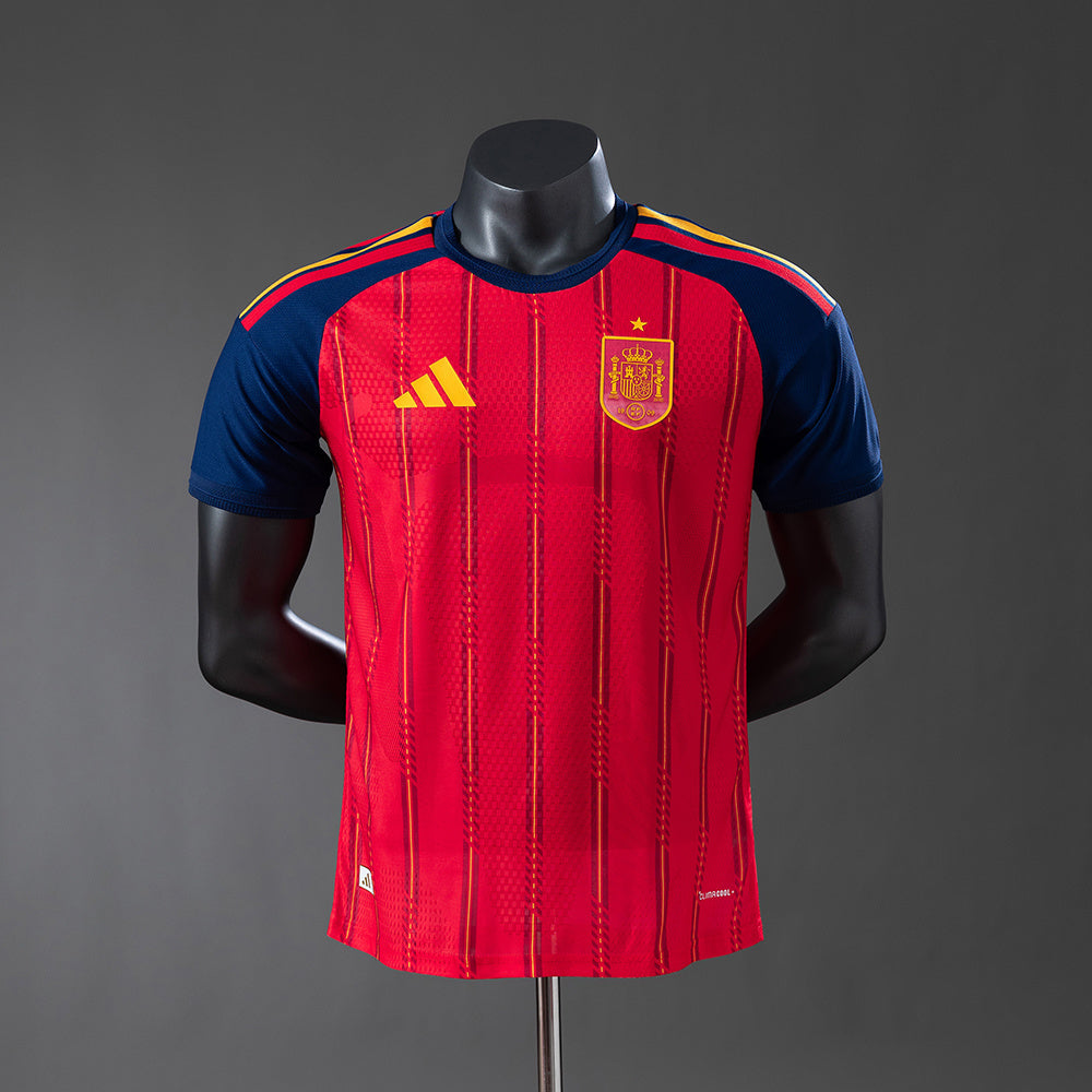 Camiseta España Mundial 2026 primera equipación versión jugador roja La Roja – Cortita y al Pie