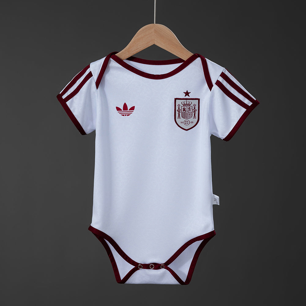 Body España Mundial 2026 segunda equipación versión bebé azul – Cortita y al Pie