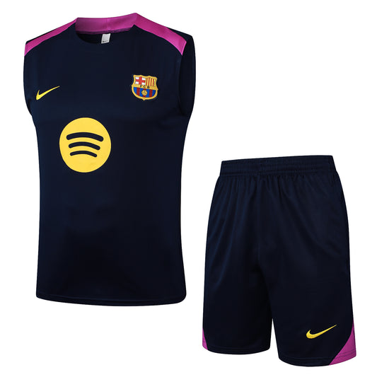 Kit entrenamiento FC Barcelona 2025/26 tercera equipación blaugrana Camp Nou – Cortita y al Pie