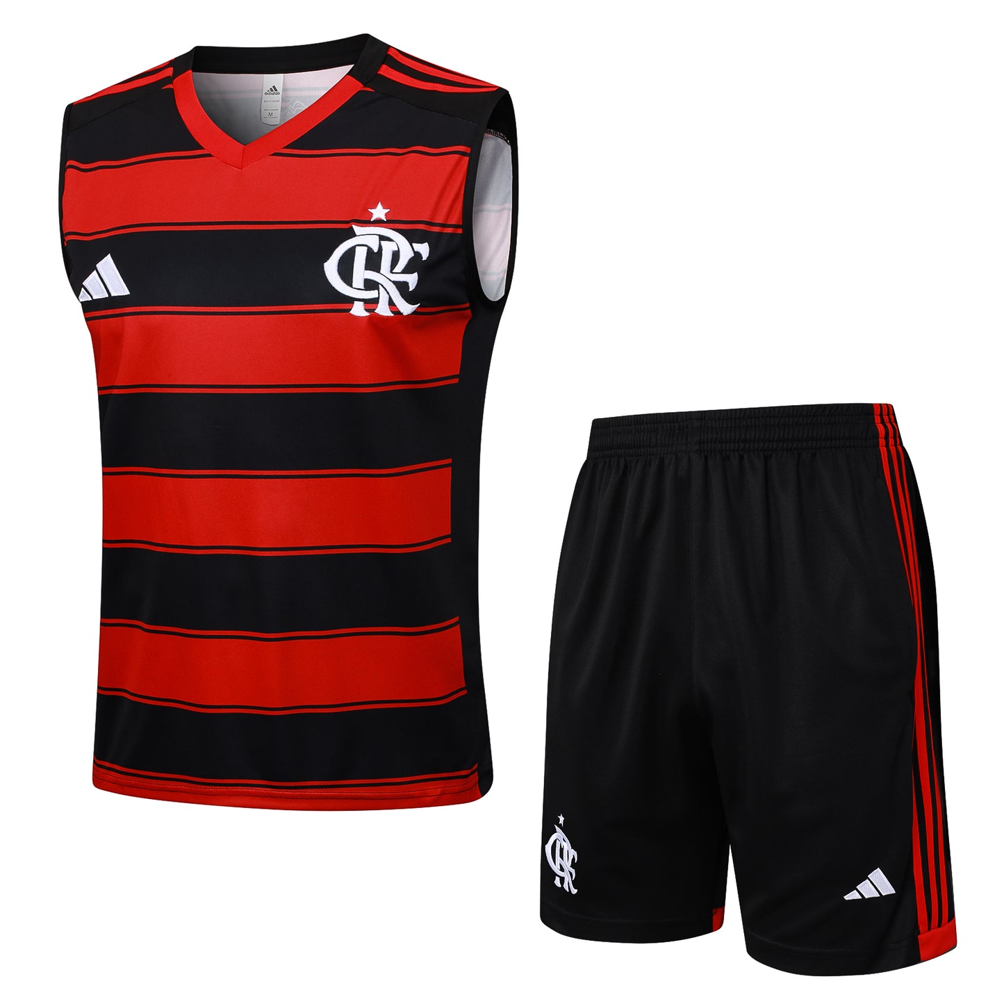 Kit entrenamiento Flamengo 2025/26 primera equipación rojo negro Maracanã – Cortita y al Pie