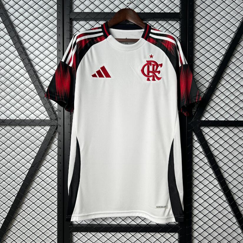 Camiseta Flamengo 2025/26 segunda equipación versión fan blanca Maracanã – Cortita y al Pie