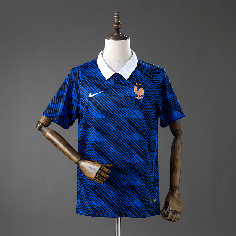 Camiseta Francia Mundial 2026 primera equipación versión fan azul Les Bleus – Cortita y al Pie
