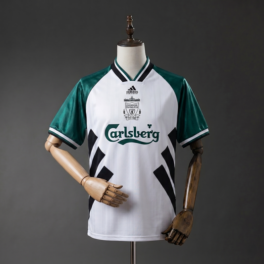 Camiseta retro Liverpool 1993/94 segunda equipación años 90 Anfield – Cortita y al Pie