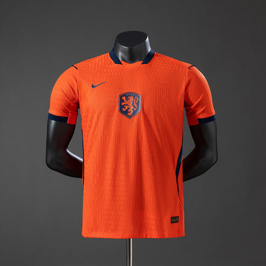 Camiseta Países Bajos Mundial 2026 primera equipación versión jugador naranja Oranje – Cortita y al Pie