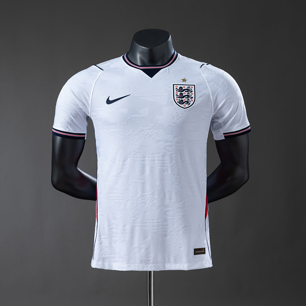 Camiseta Inglaterra Mundial 2026 primera equipación versión jugador blanca Bellingham – Cortita y al Pie