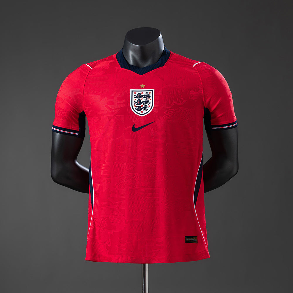 Camiseta Inglaterra Mundial 2026 segunda equipación versión jugador roja Bellingham – Cortita y al Pie
