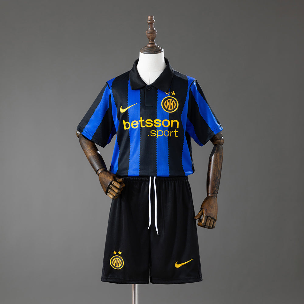 Camiseta Inter de Milán 2026/27 primera equipación versión niño negrazzurro – Cortita y al Pie