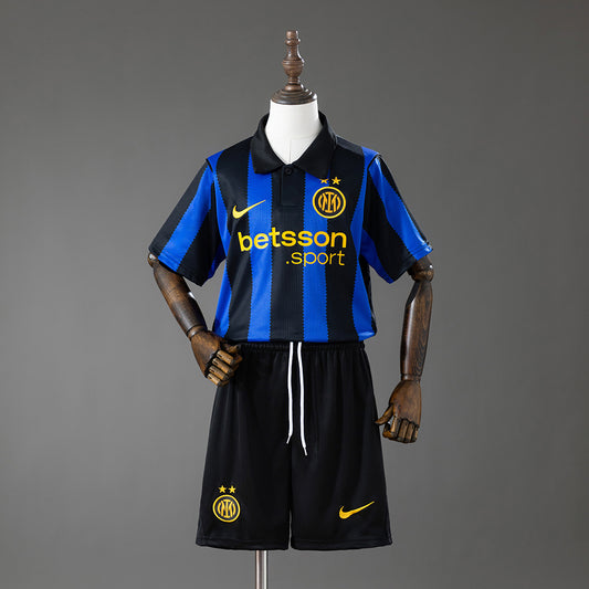 Camiseta Inter de Milán 2026/27 primera equipación versión niño negrazzurro – Cortita y al Pie