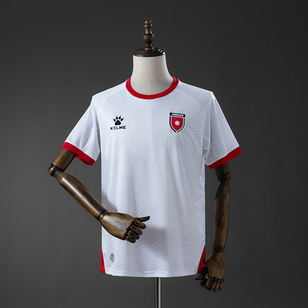 Camiseta Jordania Mundial 2026 primera equipación versión fan blanca – Cortita y al Pie