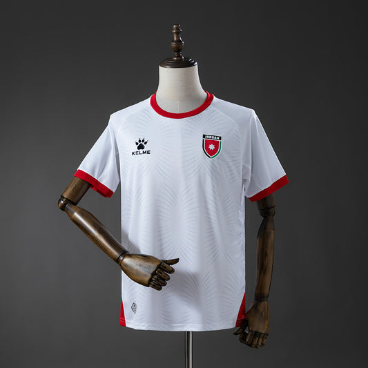 Camiseta Jordania Mundial 2026 primera equipación versión fan blanca – Cortita y al Pie