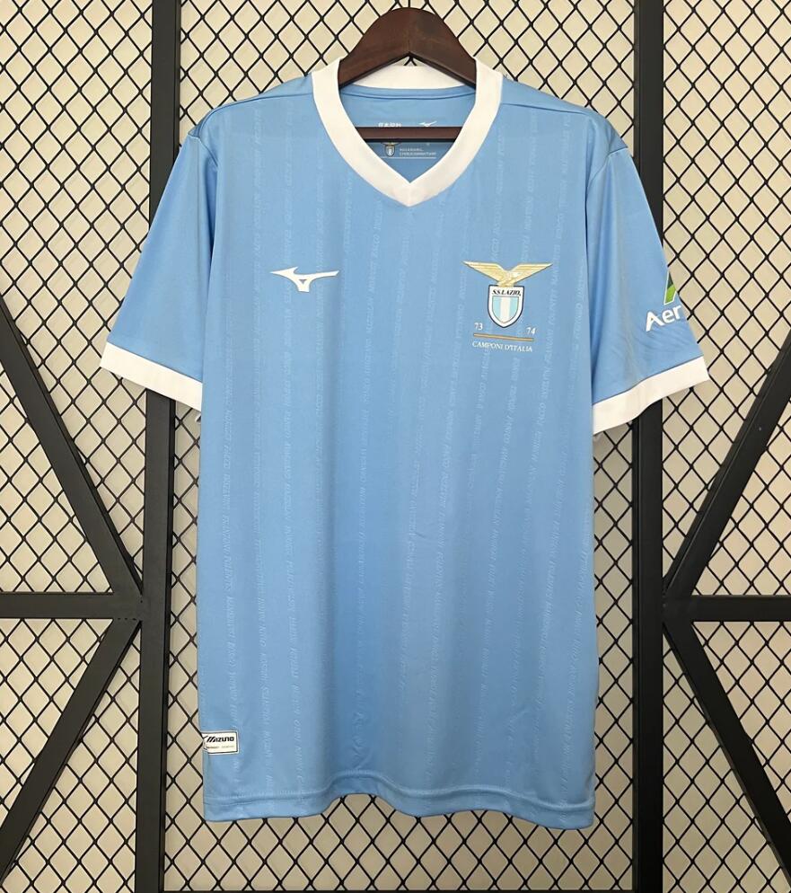 Camiseta Lazio 2025/26 primera equipación versión fan celeste Olimpico Roma – Cortita y al Pie