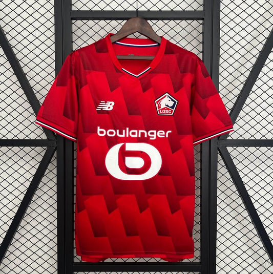 Camiseta Lille 2025/26 primera equipación versión fan roja Ligue 1 – Cortita y al Pie