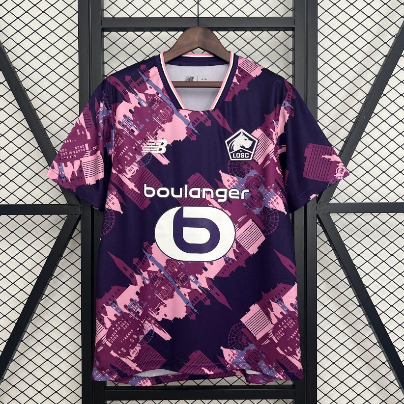 Camiseta Lille 2025/26 segunda equipación versión fan Ligue 1 – Cortita y al Pie