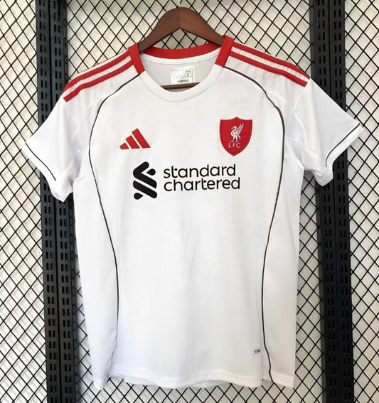 Camiseta Liverpool 2025/26 segunda equipación versión fan Anfield – Cortita y al Pie