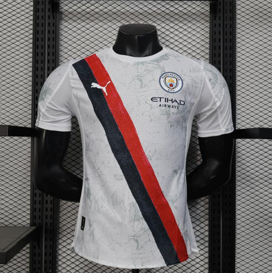 Camiseta Manchester City 2025/26 segunda equipación versión jugador Etihad Haaland – Cortita y al Pie