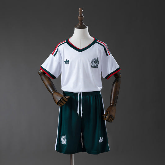 Camiseta México Mundial 2026 segunda equipación versión niño roja – Cortita y al Pie