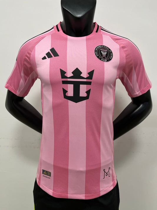 Camiseta Inter Miami 2025/26 primera equipación versión jugador rosa Messi MLS – Cortita y al Pie