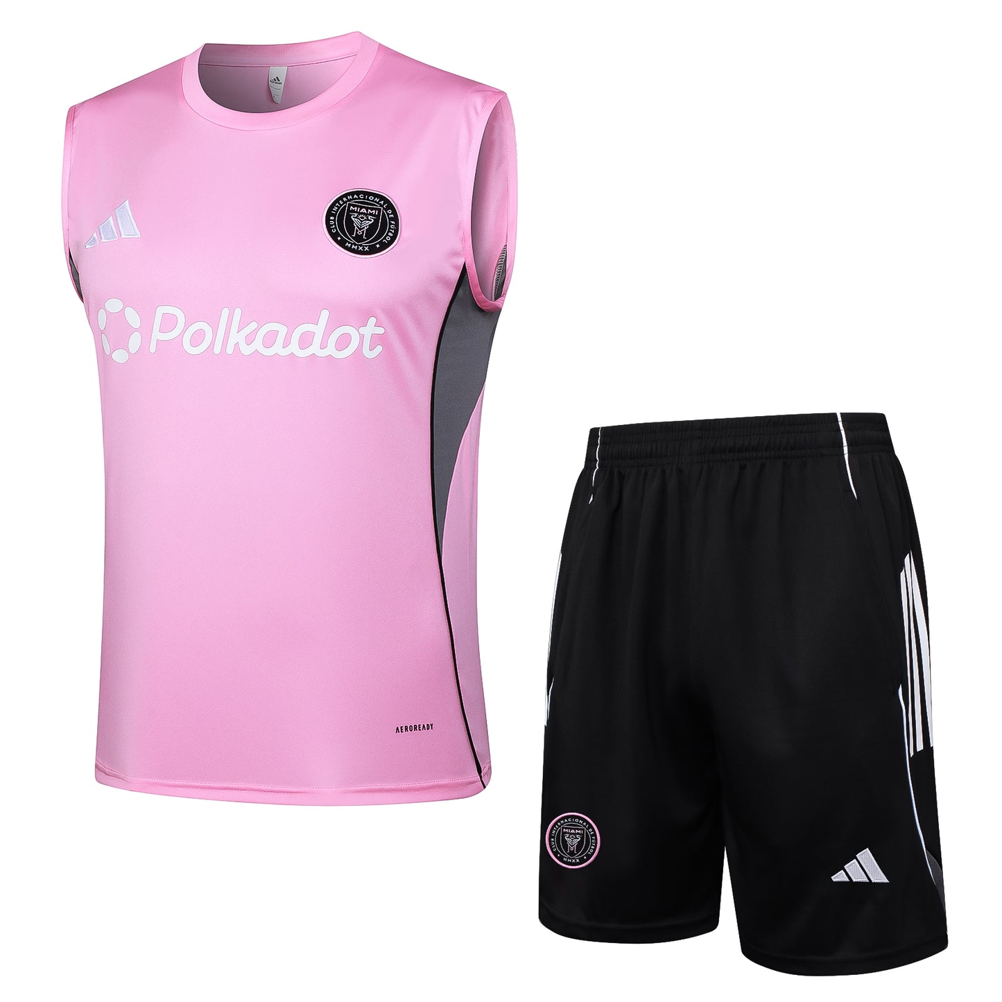 Kit entrenamiento Inter Miami 2025/26 primera equipación rosa Messi MLS – Cortita y al Pie