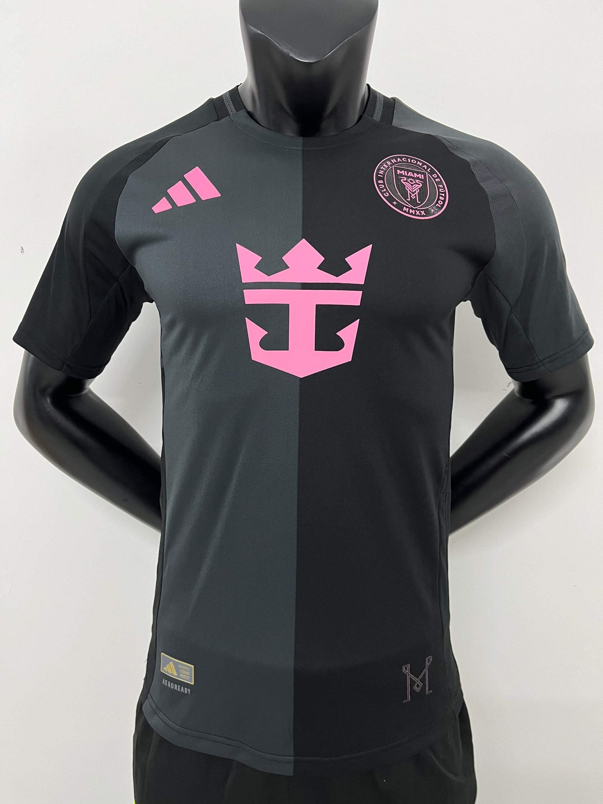 Camiseta Inter Miami 2025/26 segunda equipación versión jugador negra Messi – Cortita y al Pie