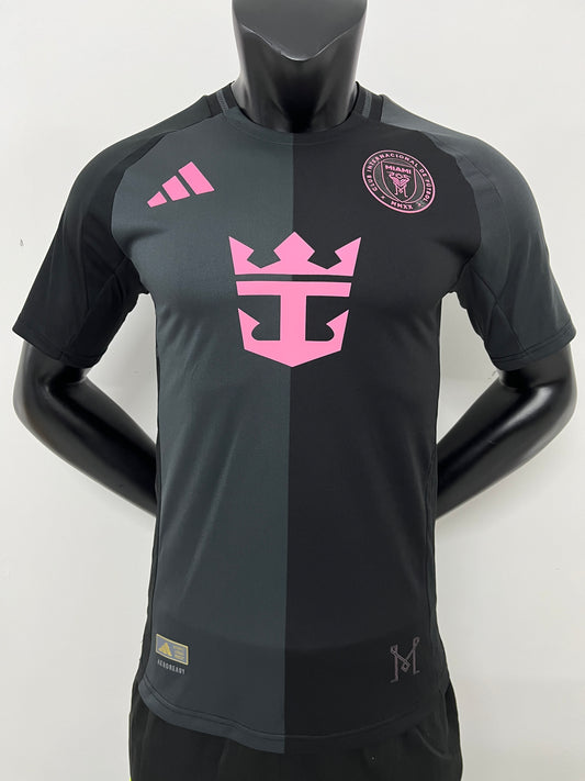 Camiseta Inter Miami 2025/26 segunda equipación versión jugador negra Messi – Cortita y al Pie