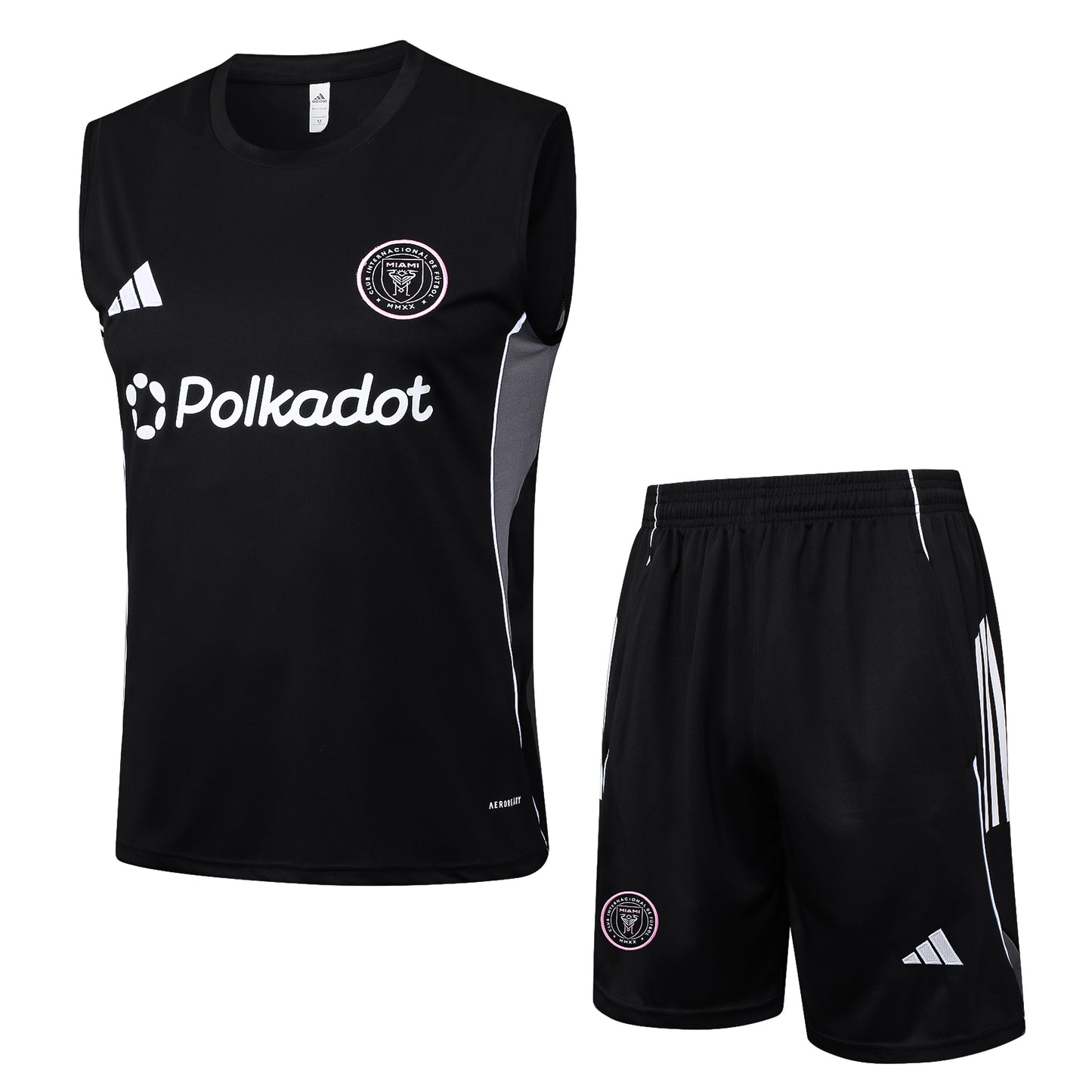Kit entrenamiento Inter Miami 2025/26 segunda equipación negra Messi MLS – Cortita y al Pie