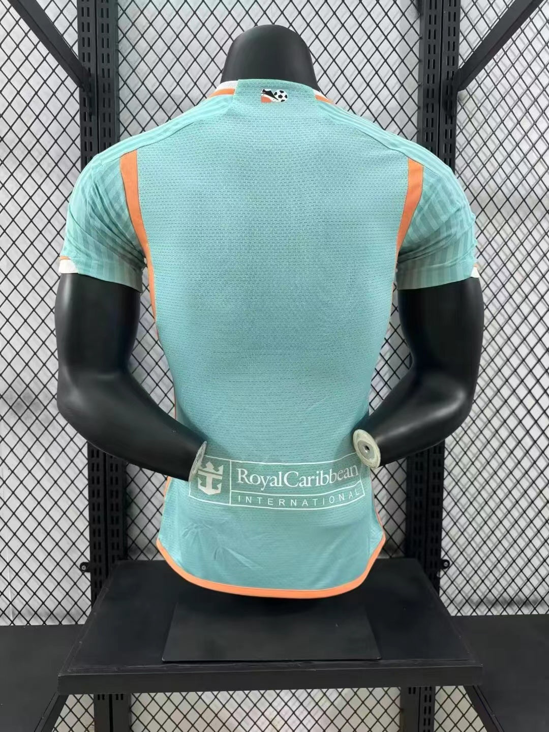 Camiseta Inter Miami 2025/26 tercera equipación versión jugador blanca detalle – Cortita y al Pie