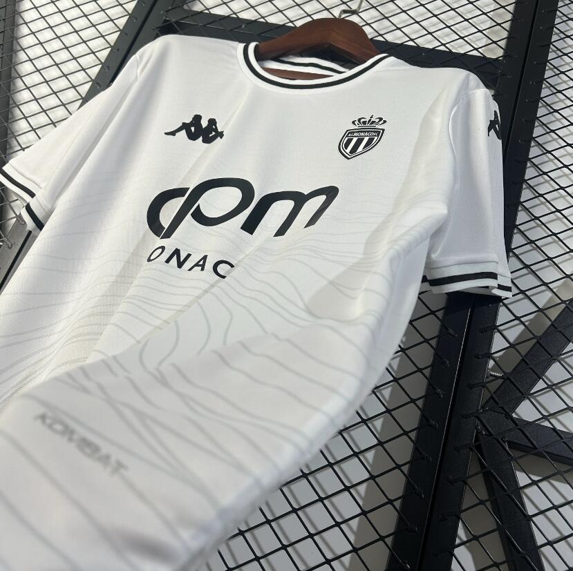 Camiseta AS Mónaco 2025/26 cuarta equipación versión fan lateral – Cortita y al Pie