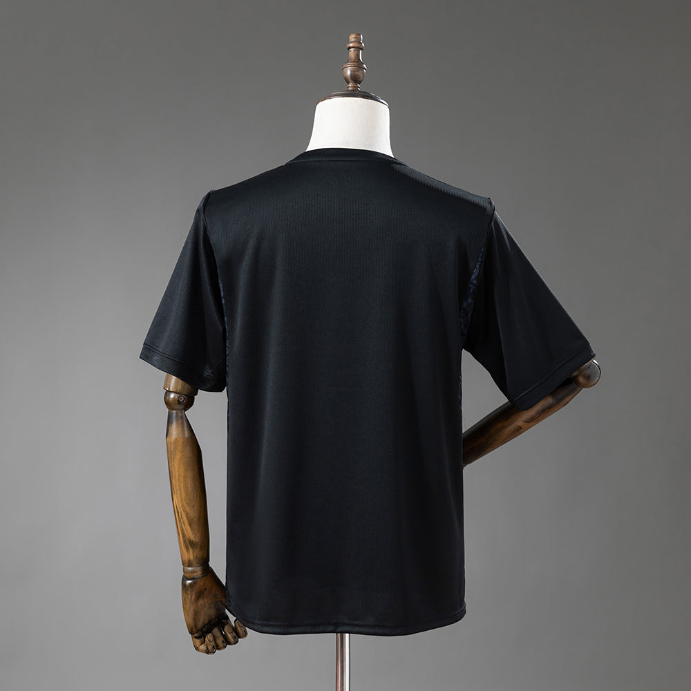 Camiseta Noruega Mundial 2026 segunda equipación versión fan blanca detalle – Cortita y al Pie