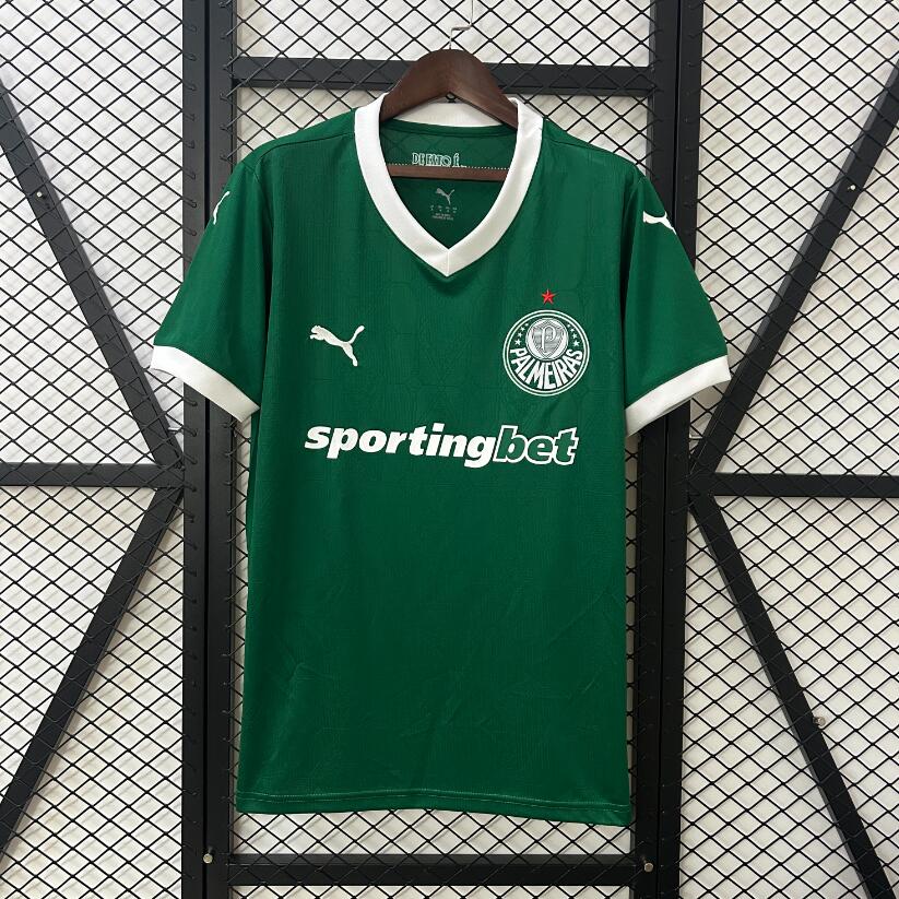 Camiseta Palmeiras 2025/26 primera equipación versión fan verde Allianz Parque – Cortita y al Pie
