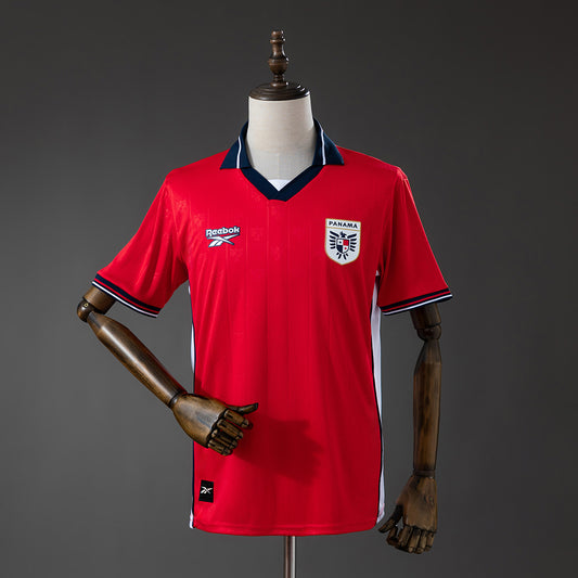 Camiseta Panamá Mundial 2026 primera equipación versión fan blanca roja – Cortita y al Pie
