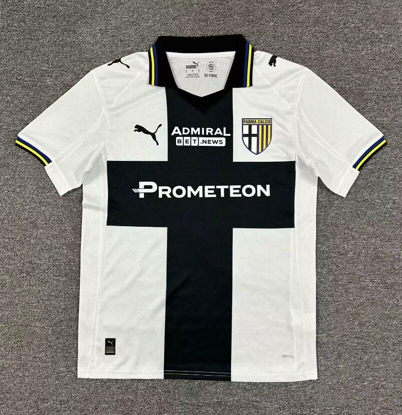 Camiseta Parma 2025/26 primera equipación versión fan amarilla negra Serie A – Cortita y al Pie