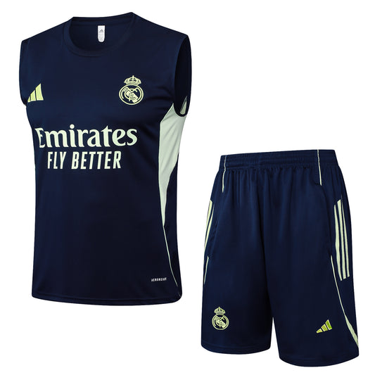 Kit entrenamiento Real Madrid 2025/26 tercera equipación negro – Cortita y al Pie
