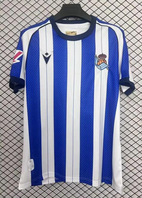 Camiseta Real Sociedad 2025/26 primera equipación versión fan txuriurdin LaLiga – Cortita y al Pie