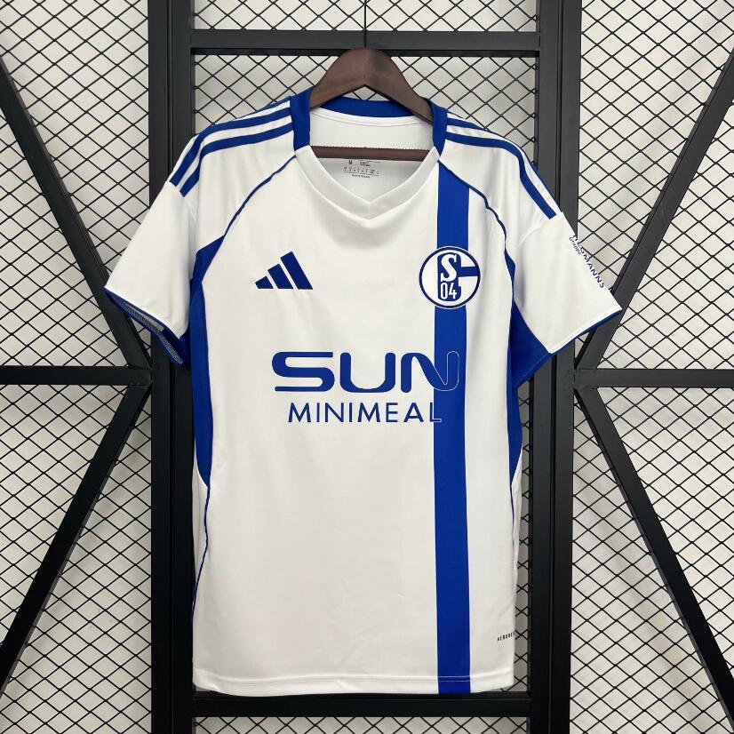 Camiseta Schalke 04 2025/26 segunda equipación versión fan Bundesliga – Cortita y al Pie