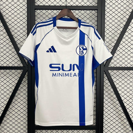 Camiseta Schalke 04 2025/26 segunda equipación versión fan Bundesliga – Cortita y al Pie