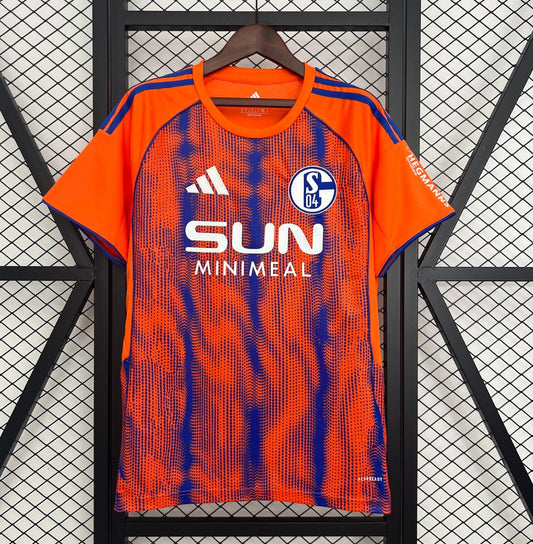 Camiseta Schalke 04 2025/26 tercera equipación versión fan Veltins Arena – Cortita y al Pie