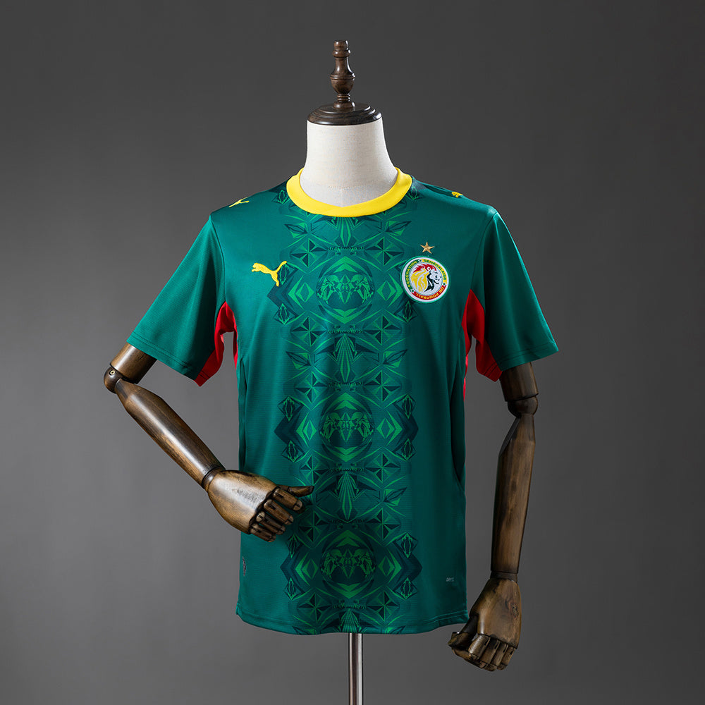 Camiseta Senegal Mundial 2026 segunda equipación versión fan verde – Cortita y al Pie