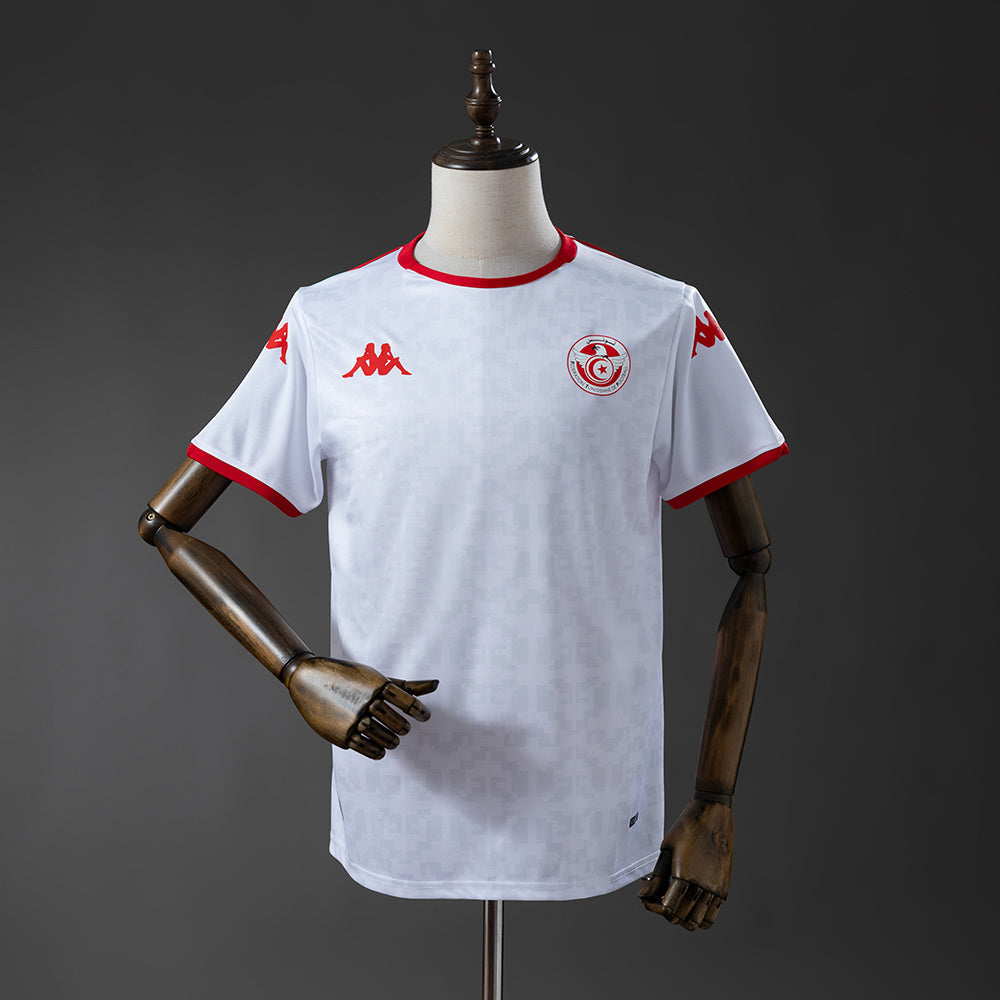 Camiseta Túnez Mundial 2026 segunda equipación versión fan blanca – Cortita y al Pie