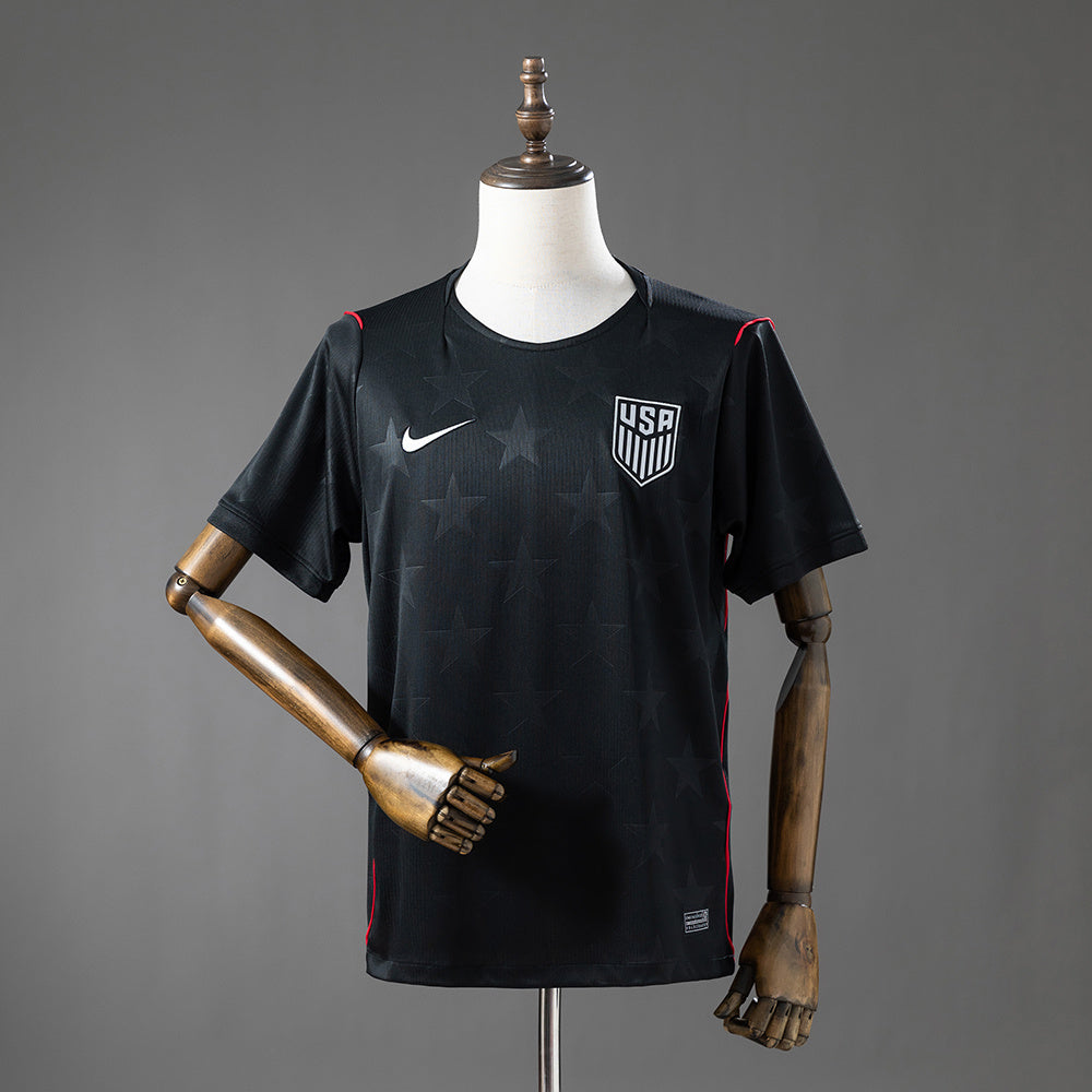 Camiseta Estados Unidos Mundial 2026 segunda equipación versión fan roja – Cortita y al Pie
