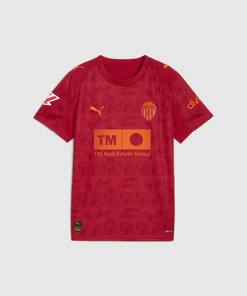 Camiseta Valencia CF 2025/26 segunda equipación versión fan naranja Mestalla – Cortita y al Pie