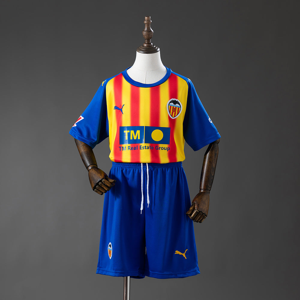 Camiseta Valencia CF 2025/26 tercera equipación versión niño amarilla negra – Cortita y al Pie