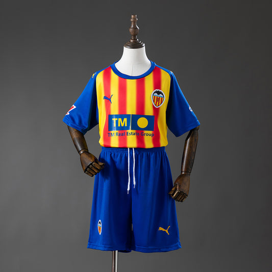Camiseta Valencia CF 2025/26 tercera equipación versión niño amarilla negra – Cortita y al Pie