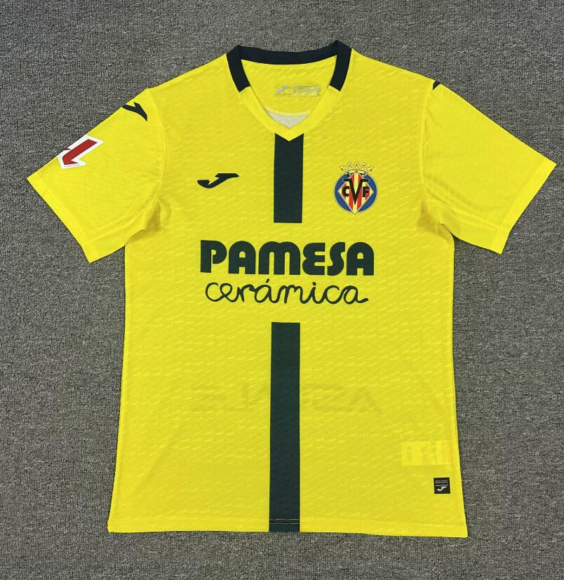 Camiseta Villarreal CF 2025/26 primera equipación versión fan Submarino Amarillo – Cortita y al Pie