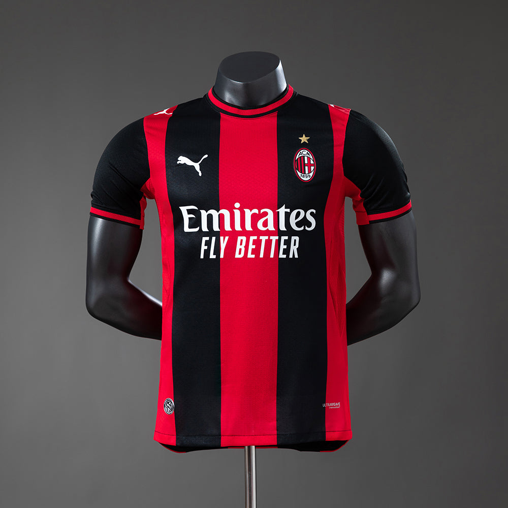 Camiseta AC Milan 2026/27 primera equipación versión jugador roja negra – Cortita y al Pie