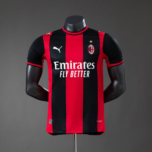Camiseta AC Milan 2026/27 primera equipación versión jugador roja negra – Cortita y al Pie