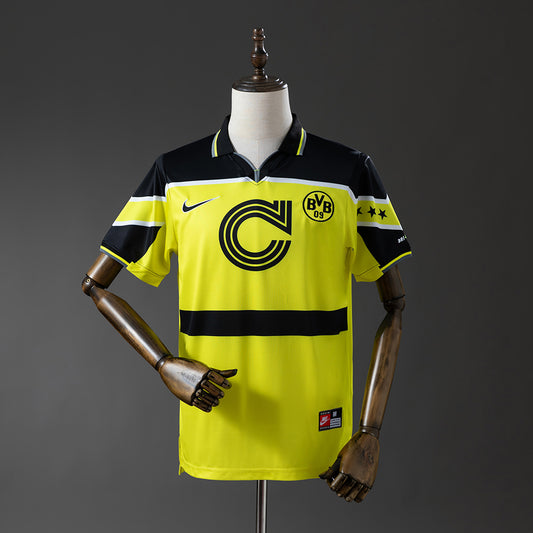 Camiseta retro Borussia Dortmund 1996/97 primera equipación Champions Munich – Cortita y al Pie