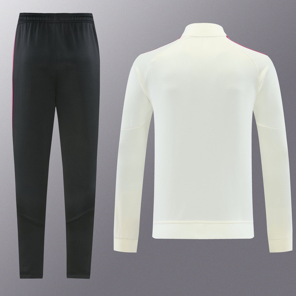 Chándal Real Madrid 2026/27 Beige chaqueta y pantalón - vista trasera